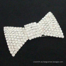 Broche de rhinestone simple al por mayor